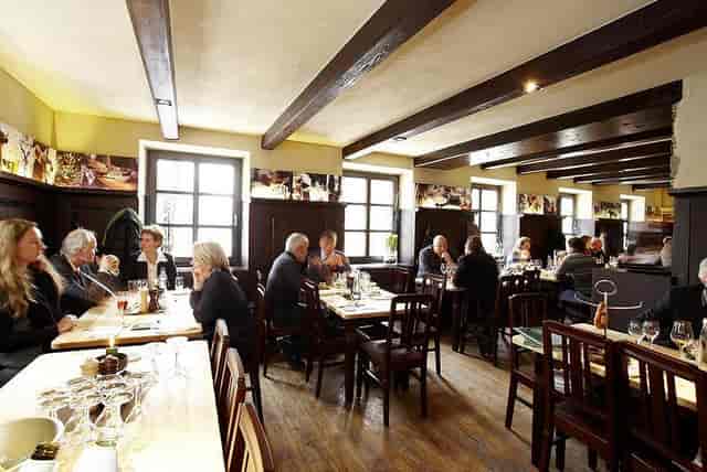Rustic Wirtshaus zur Brezn restaurant for intimate networking dinners and corporate events.