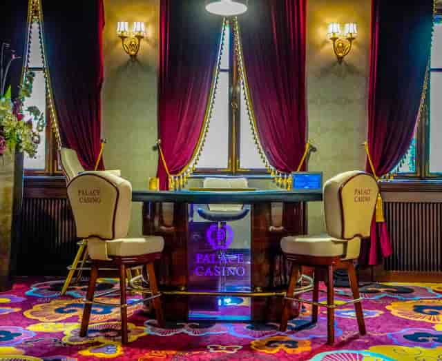 Elliptical Hall luxury gaming room for VIP corporate events and incentive evenings.