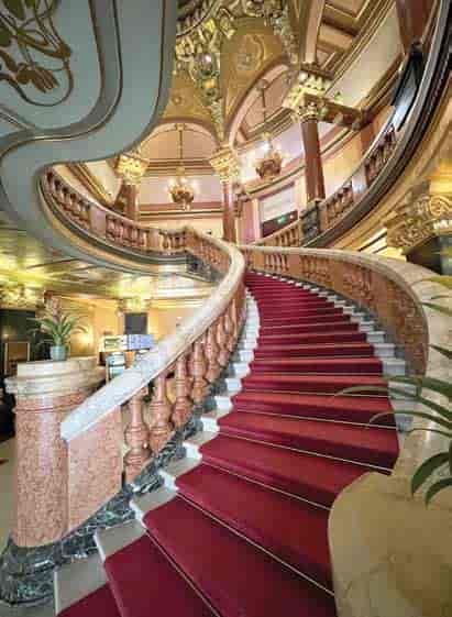 Elliptical Hall at Palace Casino: luxury grand gala entrance and VIP photo op venue.