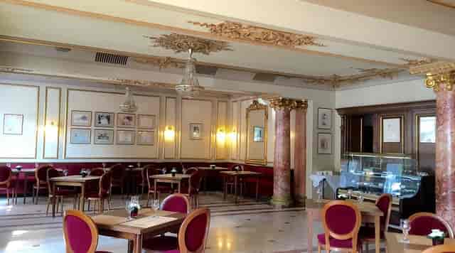 Marble Salon at Casa Capsa Hotel: elegant venue for private dining and corporate events.