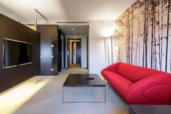Modern VIP hospitality suite at Ramada Plaza Bucharest for executive meetings and events.