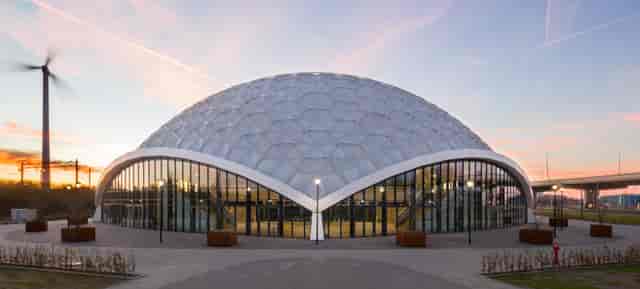 Circa Amsterdam venue exterior, modern architecture, corporate summit and product launch location.