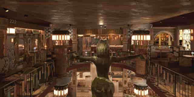 Siren Lounge venue: multi-level interior for exclusive evening receptions and corporate events.