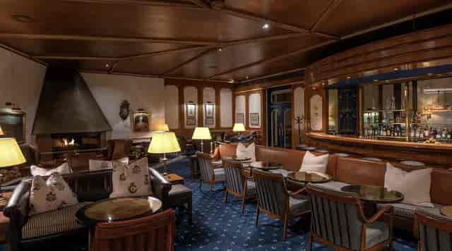 Sophisticated Half Moon Lounge banquet hall for VIP networking and corporate receptions.