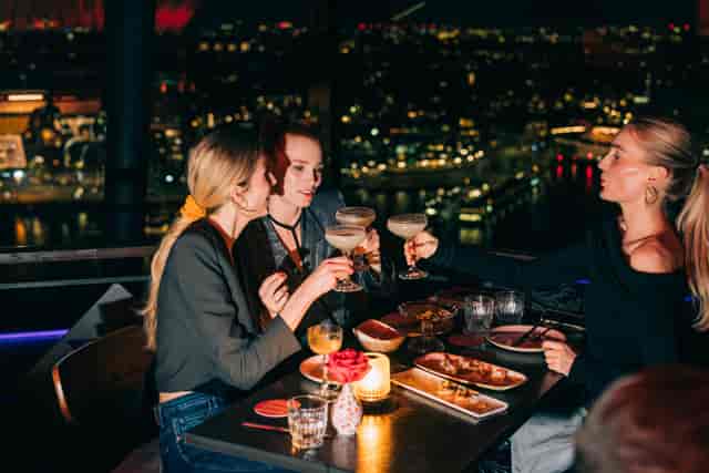 Skybar Madam Amsterdam rooftop venue for VIP networking and corporate event hosting.