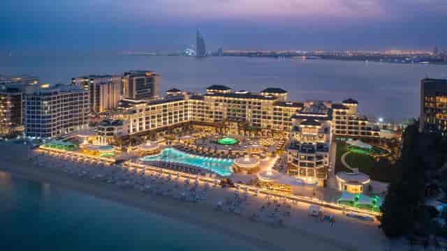 Royale Ballroom 2 at Taj Exotica Dubai: luxury waterfront venue for executive retreats and events.