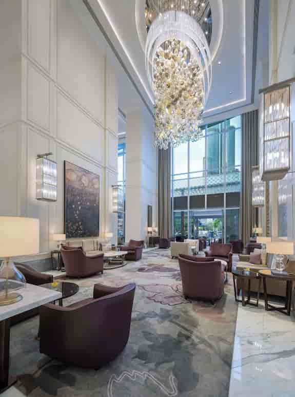 Boulevard Ballroom: Sophisticated hotel lounge for executive meetings and VIP event networking.