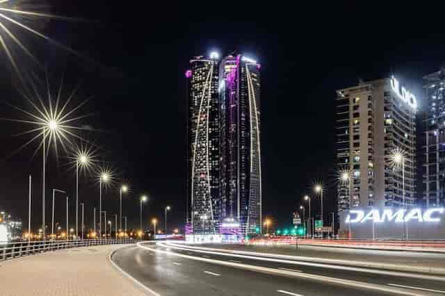 The Enterprise at Paramount Hotel Dubai: modern architecture for upscale corporate events.