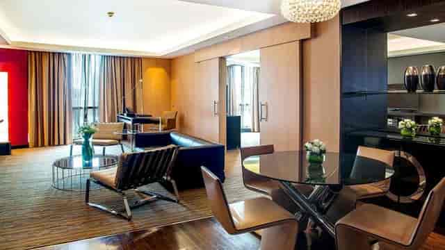 Radisson Blu Dubai Media City conference room for executive meetings and VIP events.