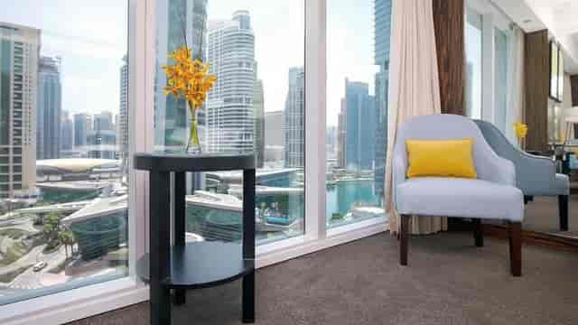 VIP hospitality suite in voco Bonnington Dubai for executive meetings and corporate events.