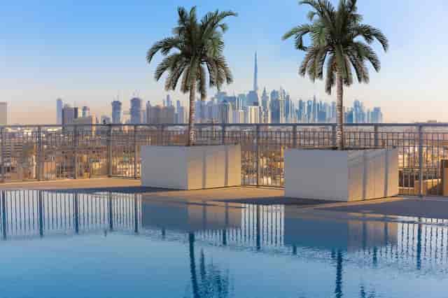 Ballroom rooftop venue at Wyndham Dubai Deira for corporate product launches and networking events.
