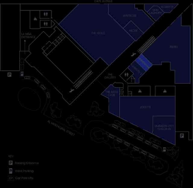 Momentum ICD Brookfield Place site map for event planning, logistics, and venue layout.