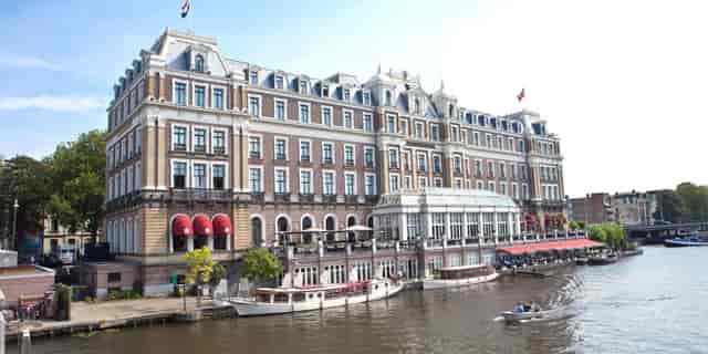 Luxury convention center at Hotel Amsterdam Amstel, ideal for high-end events by waterfront.