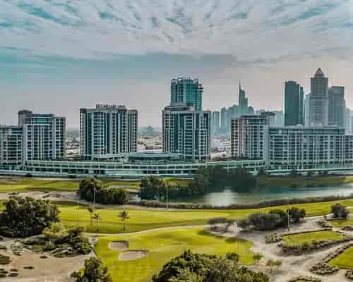 Origins at Vida Emirates Hills: luxury golf course venue for corporate retreats and executive events.