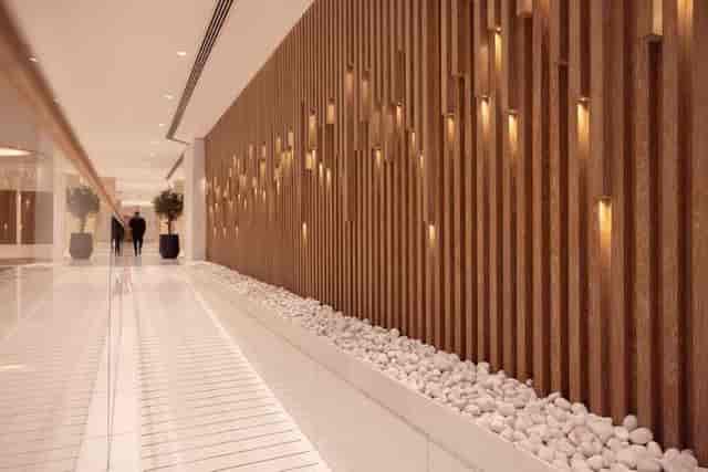 Fairmont Dubai Meeting Room 13 pre-function space for luxury corporate event registration.