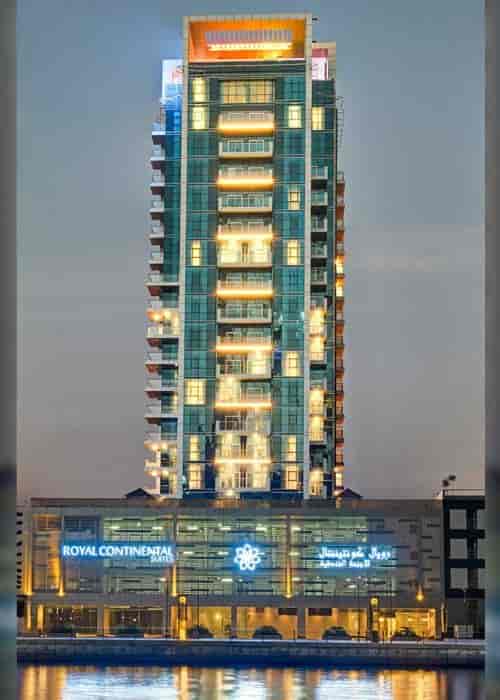 Modern Royal Continental Hotel suites with balconies for VIP accommodations and corporate retreats.