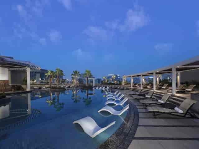 Hyatt Regency Dubai rooftop venue for VIP receptions and incentive travel events.