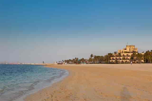Luxury beachfront venue at JA Palm Tree Court for corporate retreats and incentive travel.