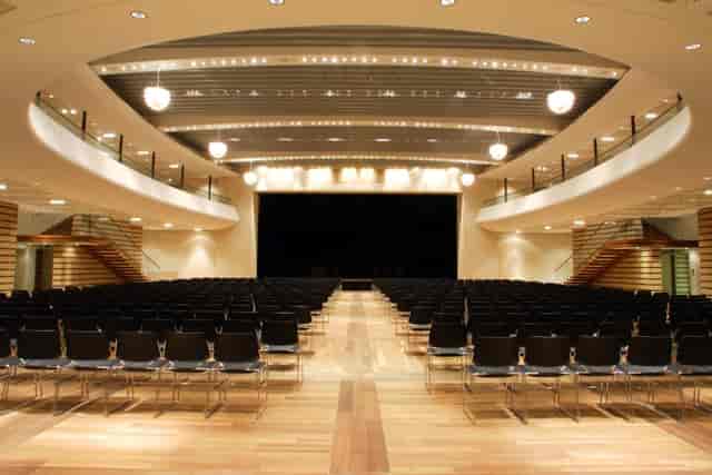 Auditorium at Megaron Athens Conference Centre for professional keynote and plenary sessions.