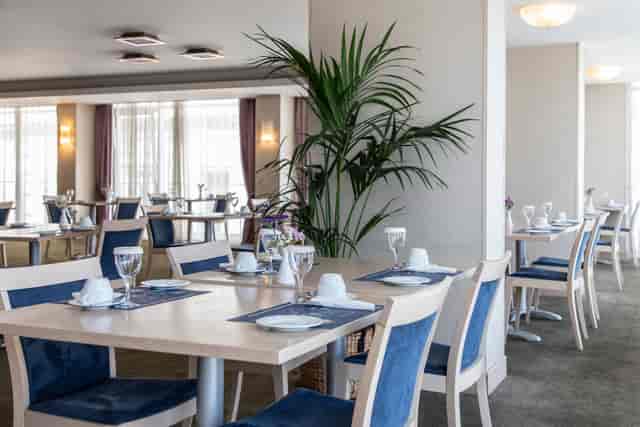 Amalia Athens Hotel banquet room for corporate lunch and business conference sessions.
