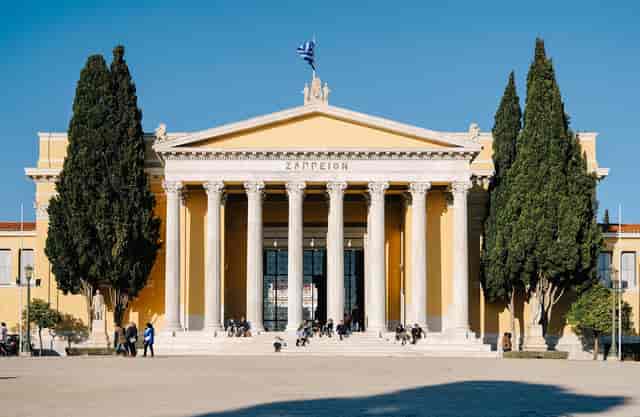 Congress Hall at Zappeion Mansion: neoclassical venue for international conferences and galas.