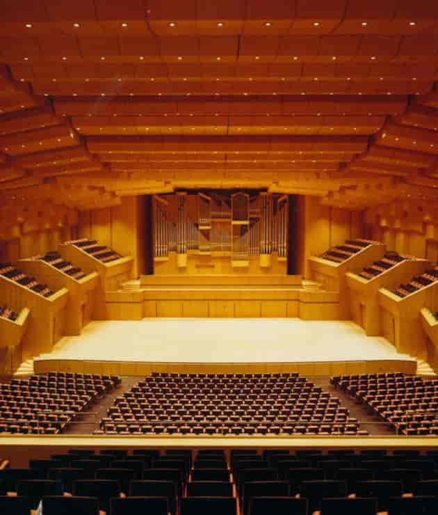 Dimitris Mitropoulos Hall auditorium with premium acoustics for plenary sessions and concerts.