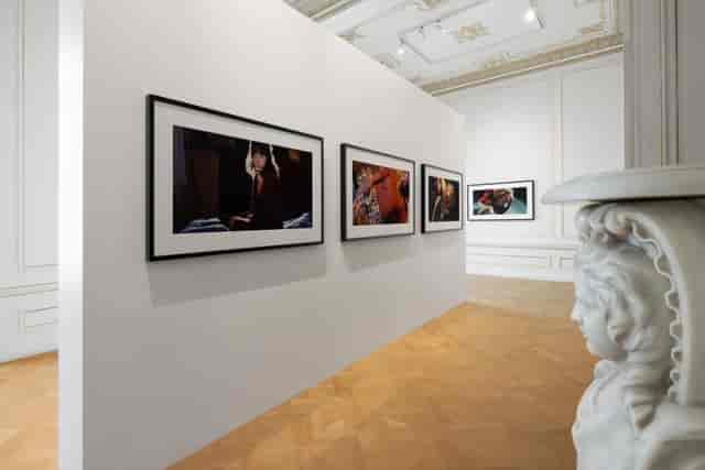 Mets Arts Centre gallery exhibition with partition walls for art displays and corporate events.
