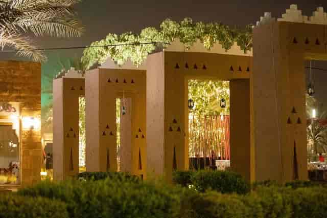 Al-Majlis in Diriyah with traditional Najdi architecture for cultural event hosting.