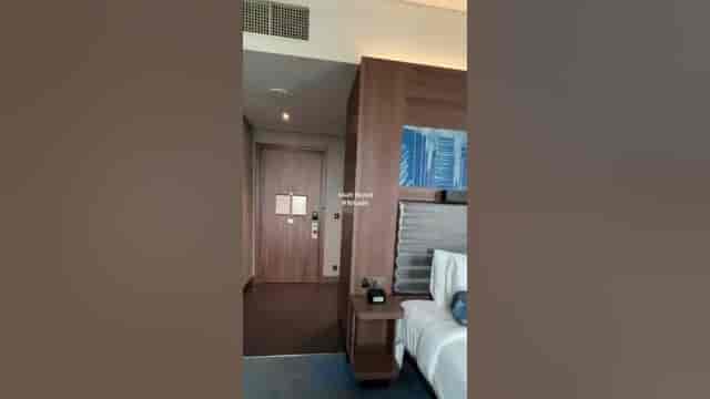 Modern suite at Aloft Riyadh hotel for business travel and corporate accommodation.
