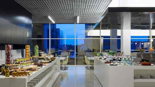 Banban upscale buffet at Spectrums Hotel Riyadh, perfect for corporate events and receptions.