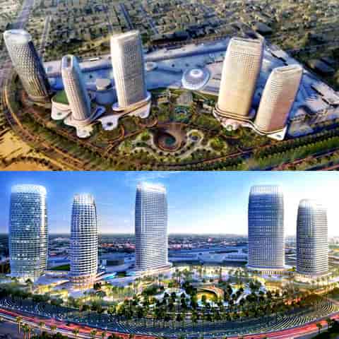 The Avenues Riyadh luxury hotel towers for corporate summits and MICE events.