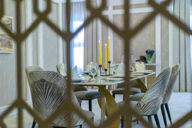 Private dining room at Vittori Palace Hotel Riyadh for executive board meetings.