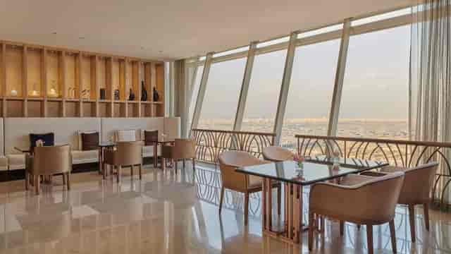 "Hyatt Regency Riyadh Olaya lounge with elegant seating for corporate events"
