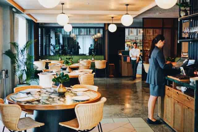 Po at The Warehouse Hotel: upscale private dining space for VIP dinners and corporate events.