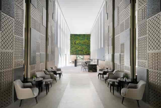 Wellness Sanctuary pre-function space for VIP corporate events and luxury networking.