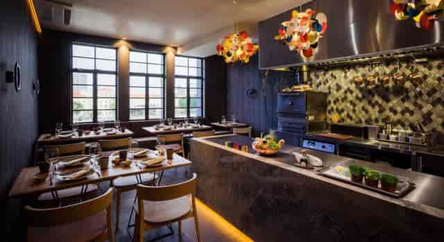 Private dining room at HIDEAWAY with intimate ambiance, ideal for chef's table and boutique events.
