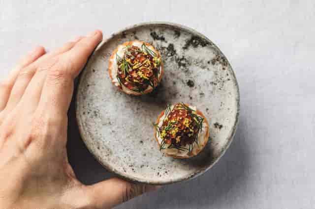 Chef-driven hors d'oeuvres at Restaurant Zén, elegant catering for luxury reception events.