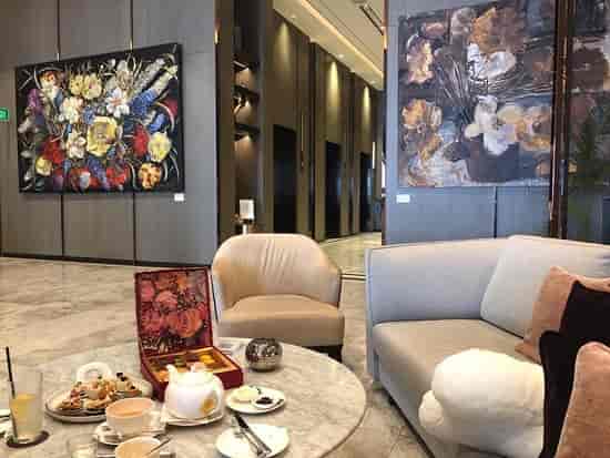 Sophisticated 1864 tea lounge for VIP networking and executive hospitality events.