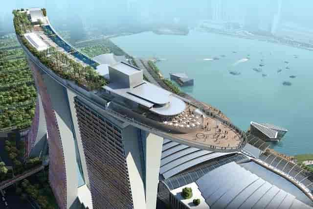 Sands SkyPark observation deck for elite corporate events and luxury networking receptions.