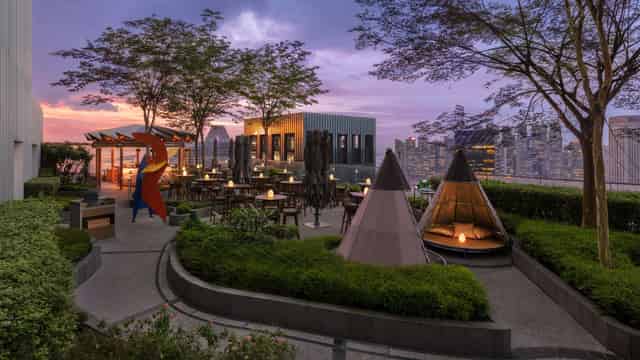 Rooftop bar