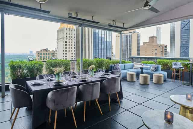 rooftop lounge
