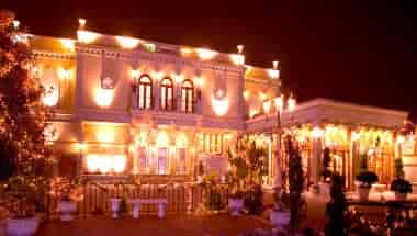 Jericho Terrace venue for elegant gala and corporate reception with dramatic lighting.