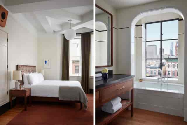 Nine Orchard hotel suite: luxury accommodation for executive retreats and VIP events.