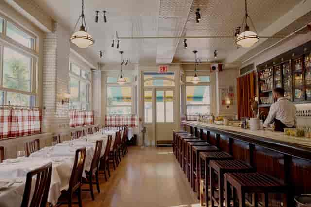 Corner Bar at Nine Orchard: Elegant venue for intimate corporate dinners and VIP receptions.