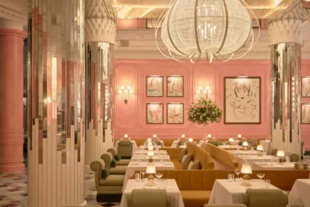 Sophisticated dining space at Petit Josette Dubai for corporate dinners and brand launch events.