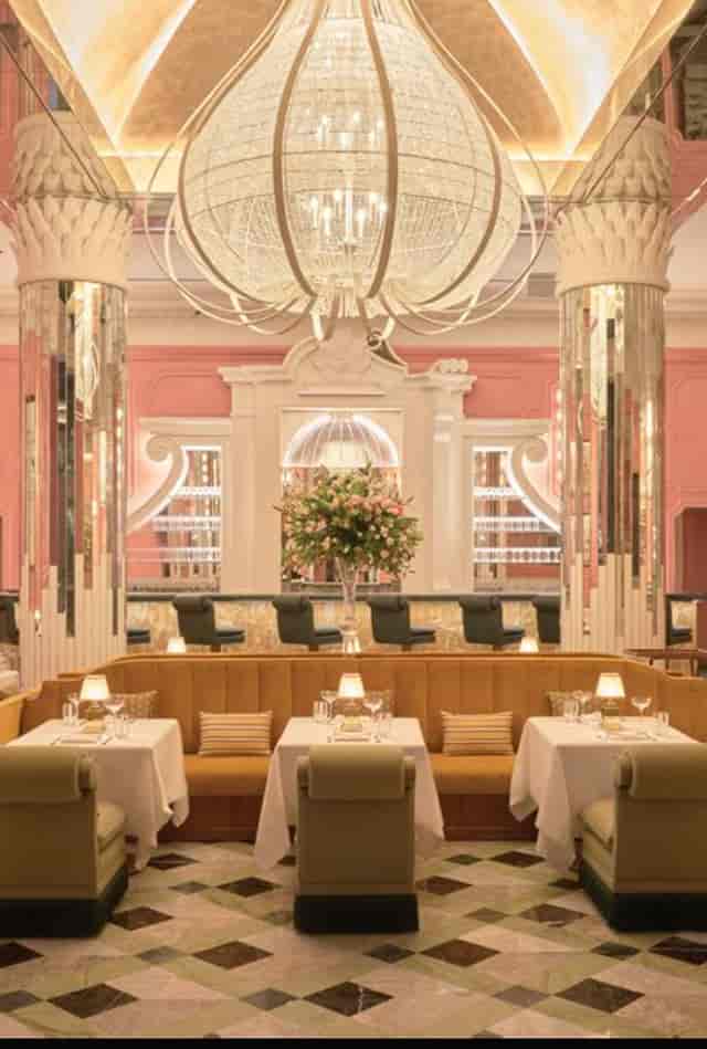 Art Deco Petit Josette Dubai hospitality space for VIP networking and upscale dinner events.