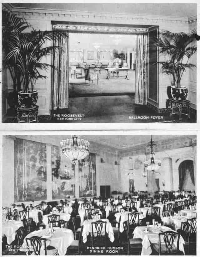 Roosevelt Hotel ballroom with high ceilings for NYC gala and formal event venue.