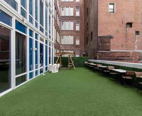 NoMo SoHo outdoor breakout space for networking and open-air receptions.
