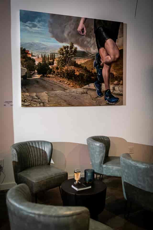 Nina’s NoMo SoHo lounge with upscale seating for networking and corporate events.