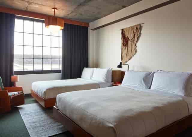 Stylish double suite at The Brooklyn Hotel for executive retreats and incentive travel.